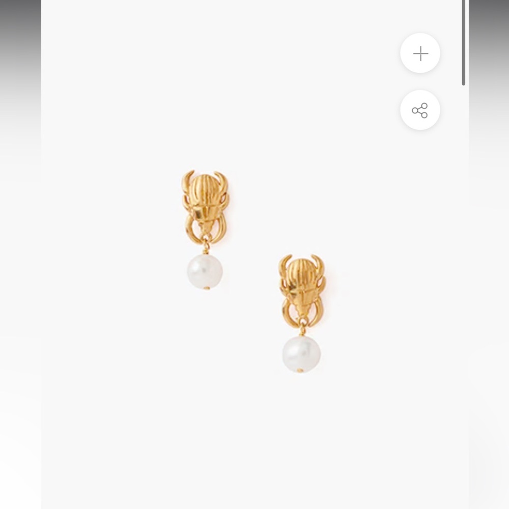 Chan Luu Beetle Drop Earrings